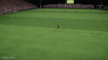 Failed kick animation